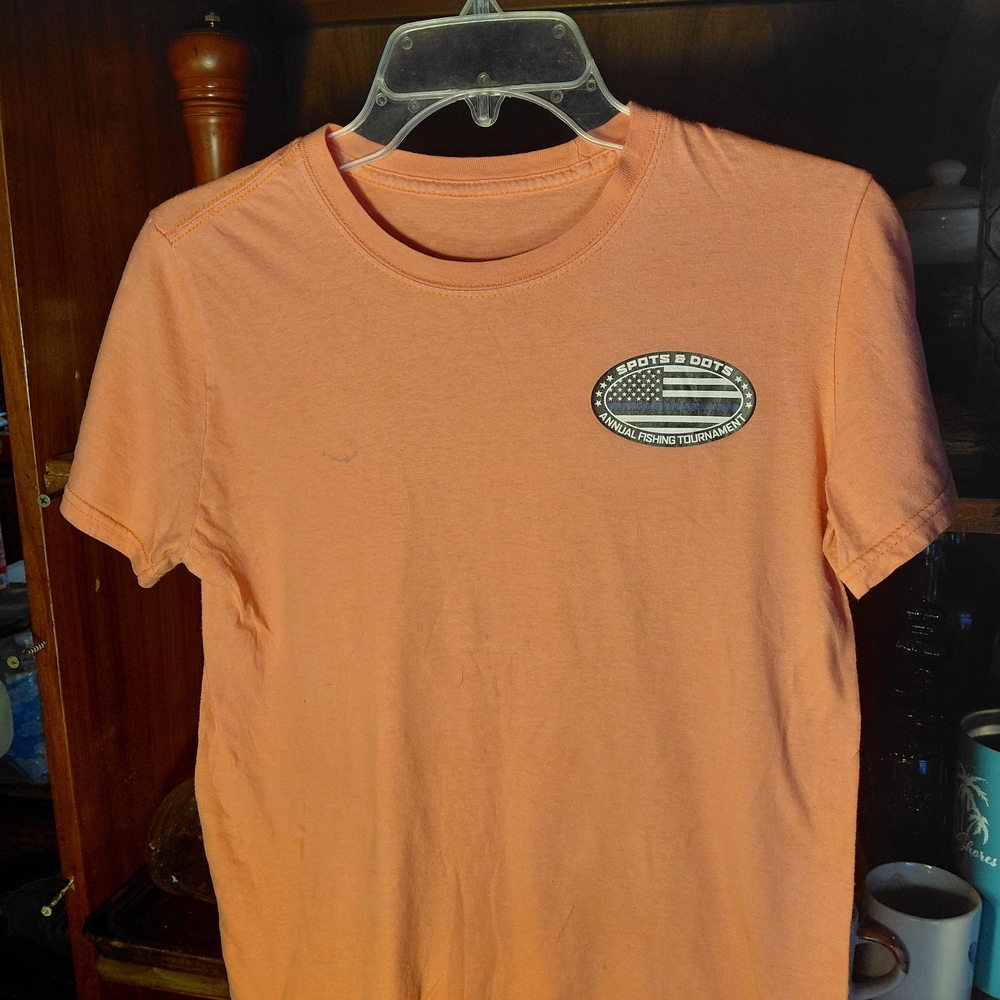Dots Peach Short Sleeve Tee